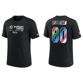 Adam Shaheen Miami Dolphins Black 2022 Crucial Catch Performance T-Shirt