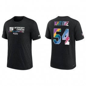 Blake Martinez New York Giants Black 2022 Crucial Catch Performance T-Shirt