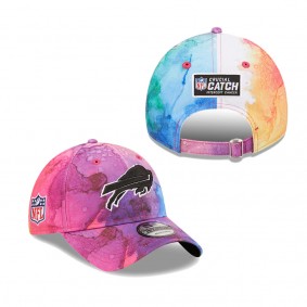 Men's Buffalo Bills Pink 2022 Crucial Catch 9TWENTY Adjustable Hat