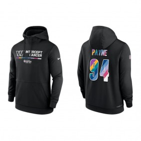 Da'ron Payne Washington Commanders 2022 Crucial Catch Therma Performance Pullover Hoodie
