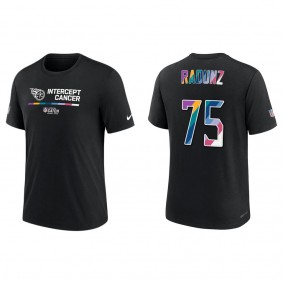 Dillon Radunz Tennessee Titans Black 2022 Crucial Catch Performance T-Shirt