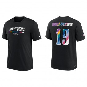 JJ Arcega-Whiteside Philadelphia Eagles Black 2022 Crucial Catch Performance T-Shirt