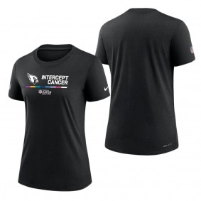 Women's Arizona Cardinals Black 2022 Crucial Catch Performance T-Shirt